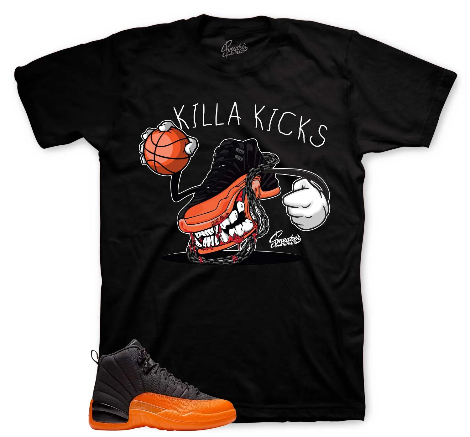 Retro 12 Brilliant Orange Fly kicks Shirt