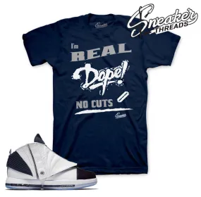 Retro 16 Navy No Cuts Shirt