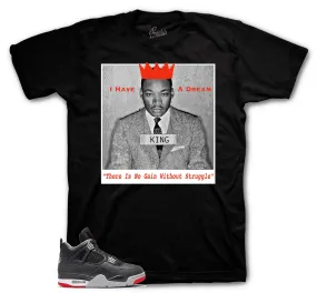 Retro 4 Bred Freedom Shirt