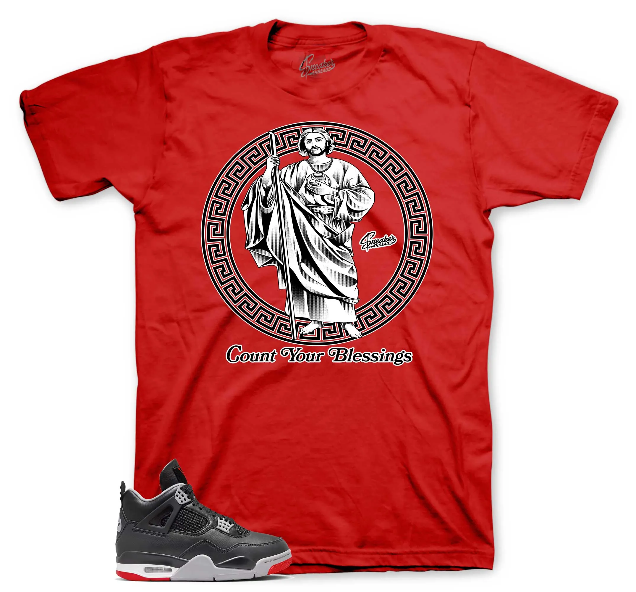 Retro 4 Bred San Judas Shirt