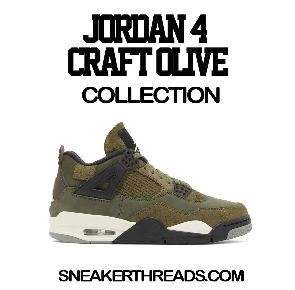 Retro 4 Craft Olive Clean Pair Shirt