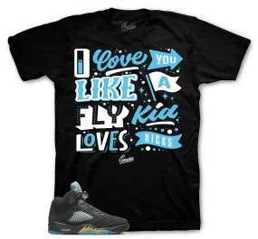 Retro 5 Aqua Love Kicks Shirt