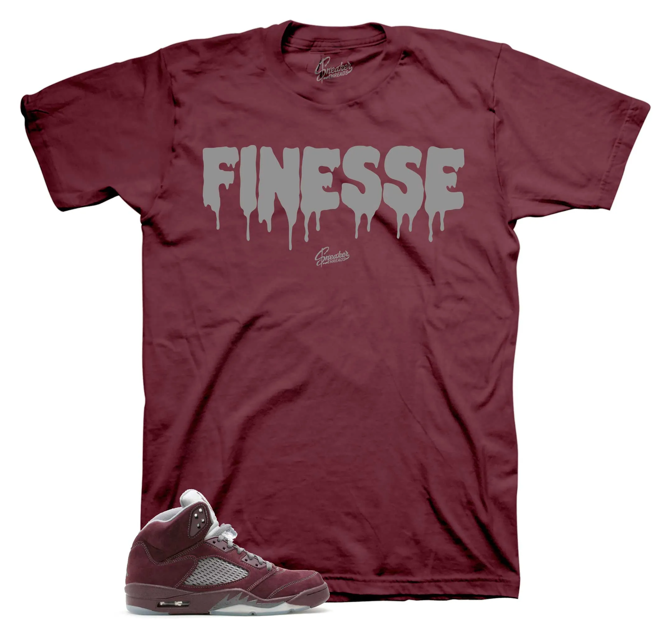 Retro 5 Burgundy Finesse Shirt