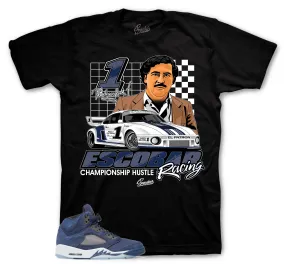 Retro 5 Midnight Navy Champ Hustle Shirt