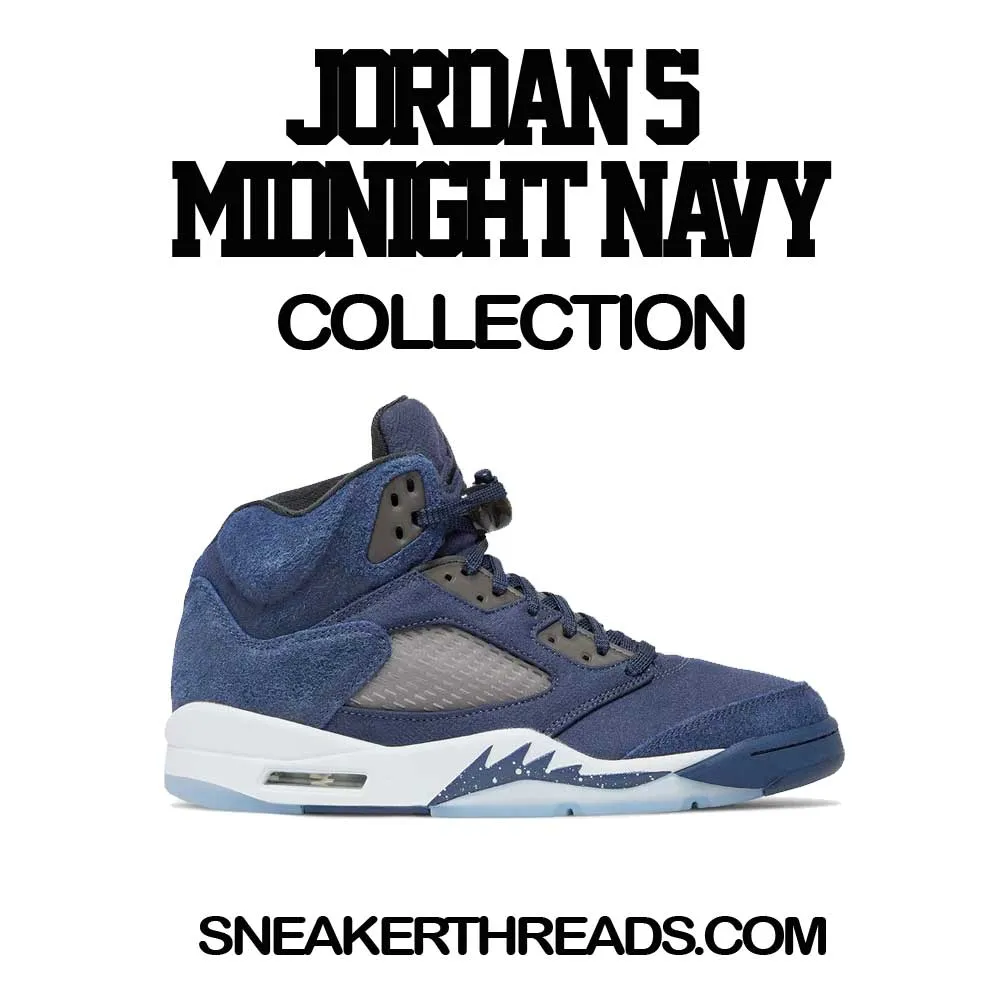 Retro 5 Midnight Navy Goat Shirt