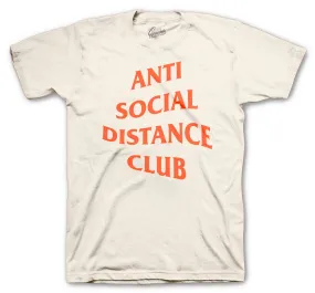 Retro 5 Orange Blaze Social Distance Shirt