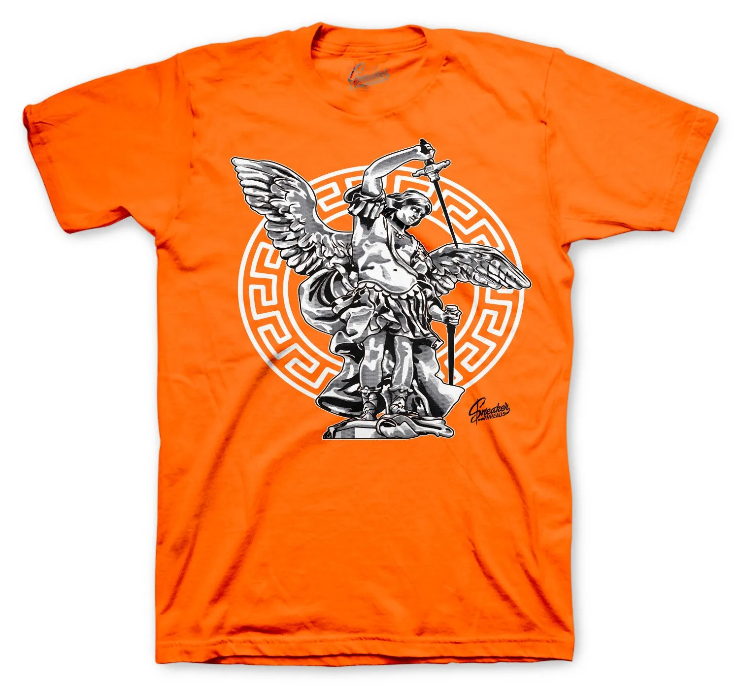 Retro 5 Orange Blaze St Michael Shirt