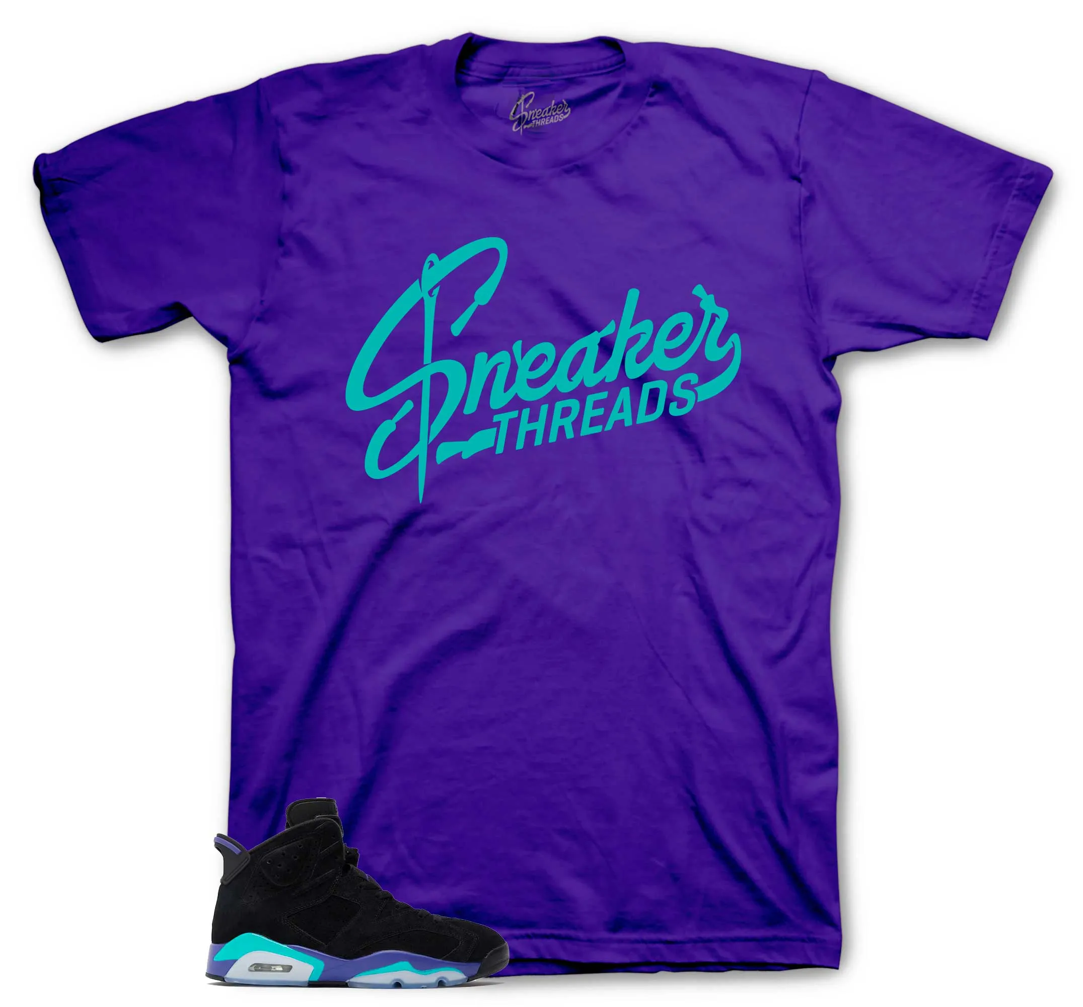 Retro 6 Aqua ST Logo Shirt