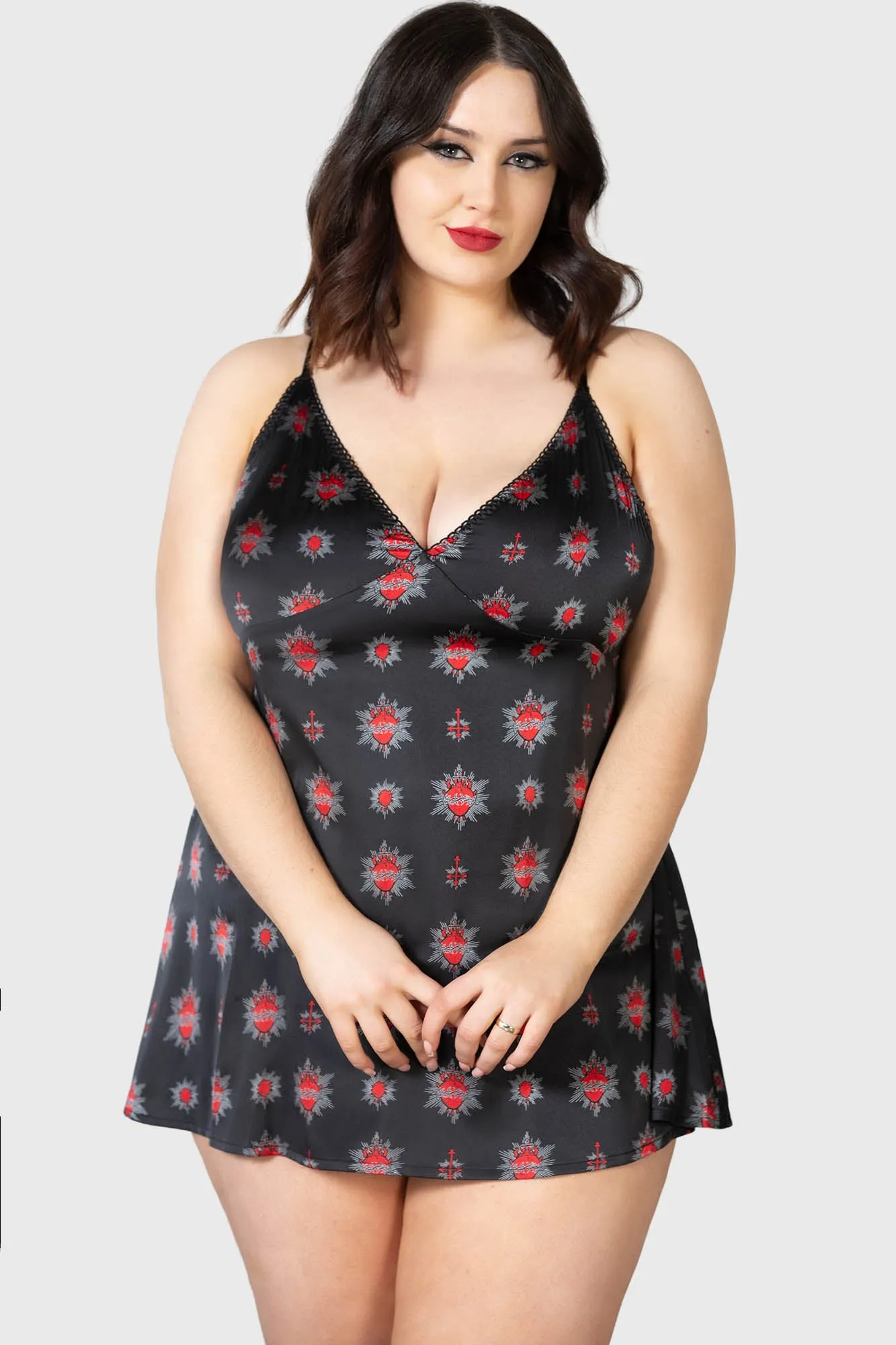 Ruby Tears Slip Dress [PLUS]