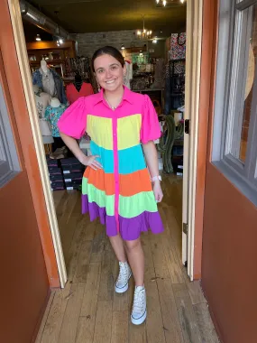 Rylee Rainbow Dress