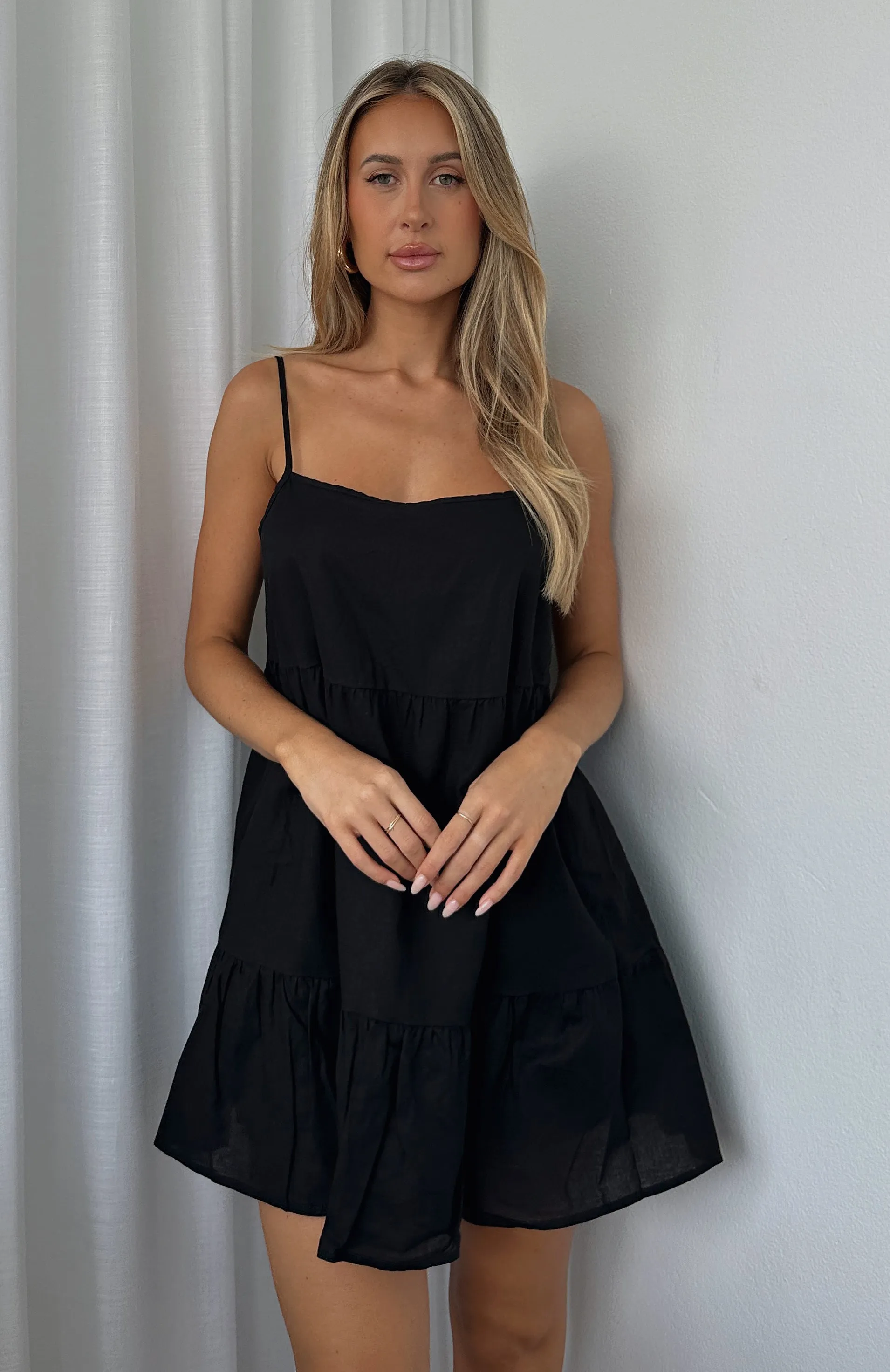 She's The Boss Mini Dress Black