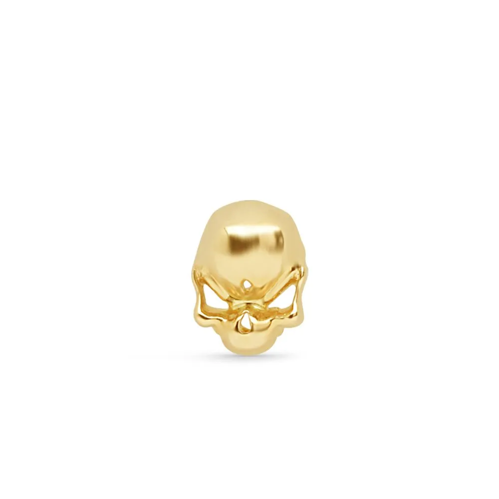 Shiny Skull Flat Back stud