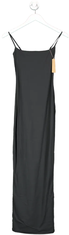 SKIMS Black Fits Everybody Long Slip Dress UK S