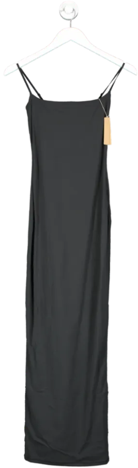 SKIMS Black Fits Everybody Long Slip Dress UK S