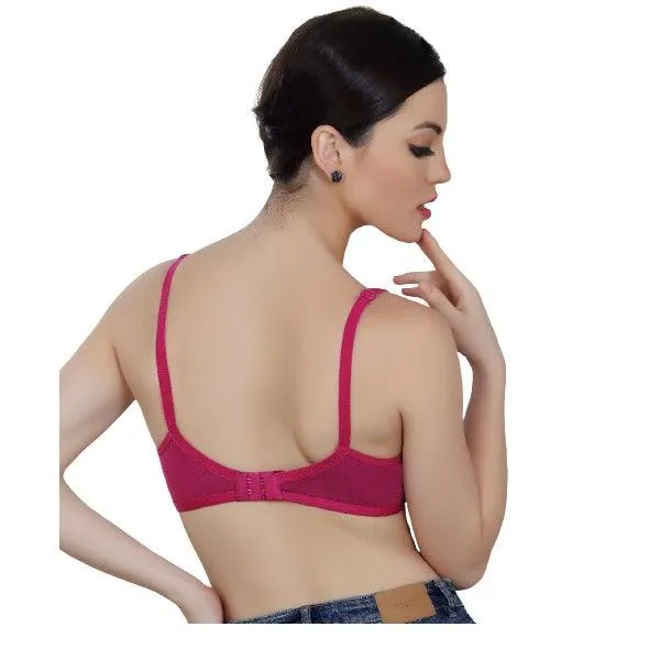 Stylish Bra Everyday Deep Cups Non Padded Wire free Cotton Bra Hot Bra For Wedding