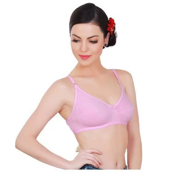 Stylish Bra Everyday Deep Cups Non Padded Wire free Cotton Bra Hot Bra For Wedding