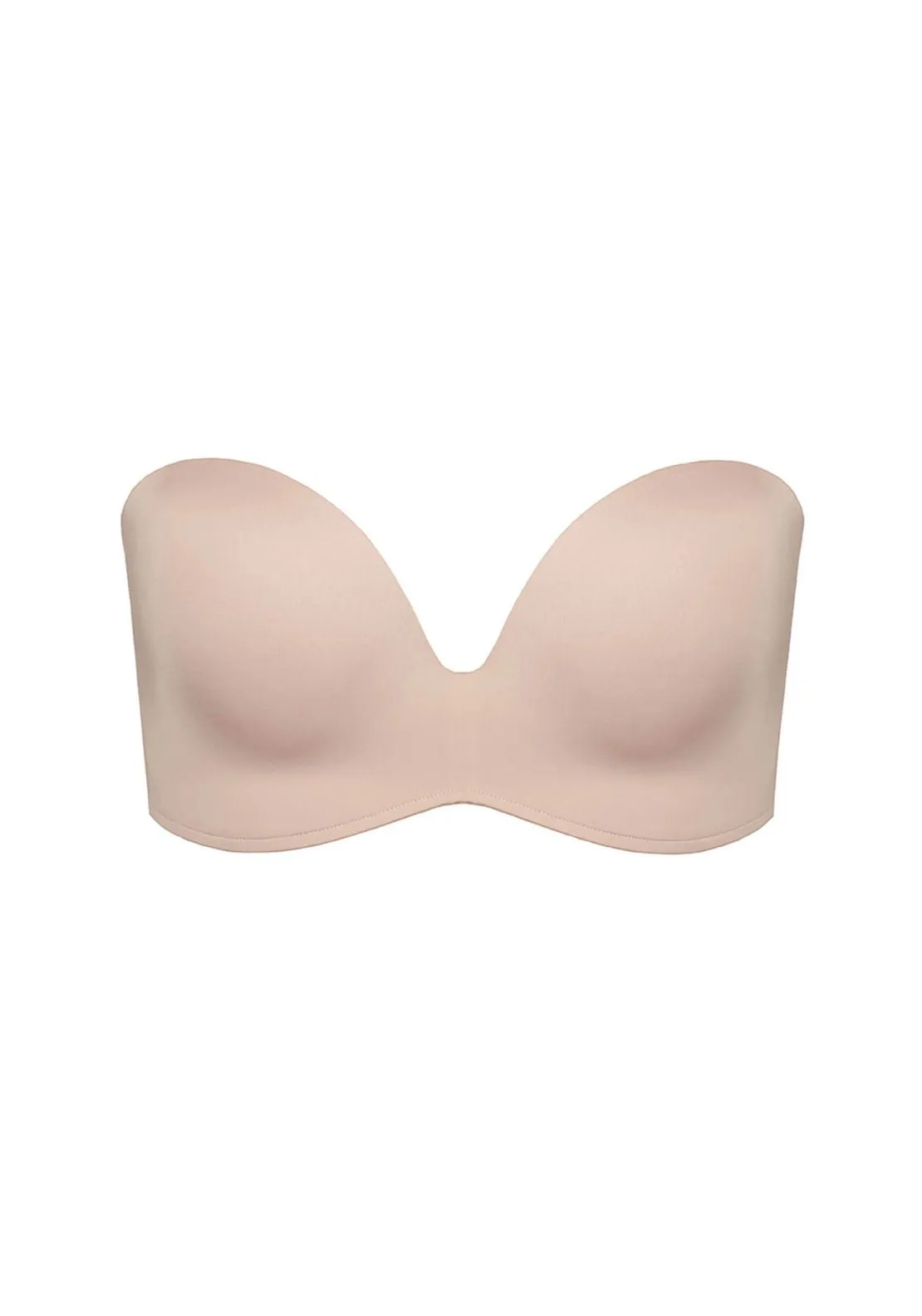 Ultimate Strapless Under Wire Push Up Bra - Nude