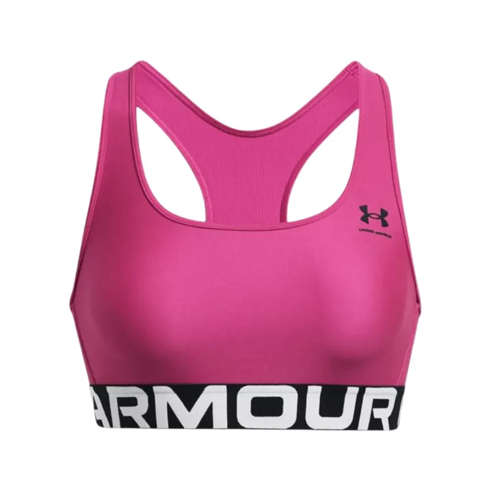 Under Armour Women's UA HeatGear Mid Branded Sports Bra