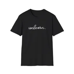 unlearn. logo script - Relaxed Fit T-shirt*