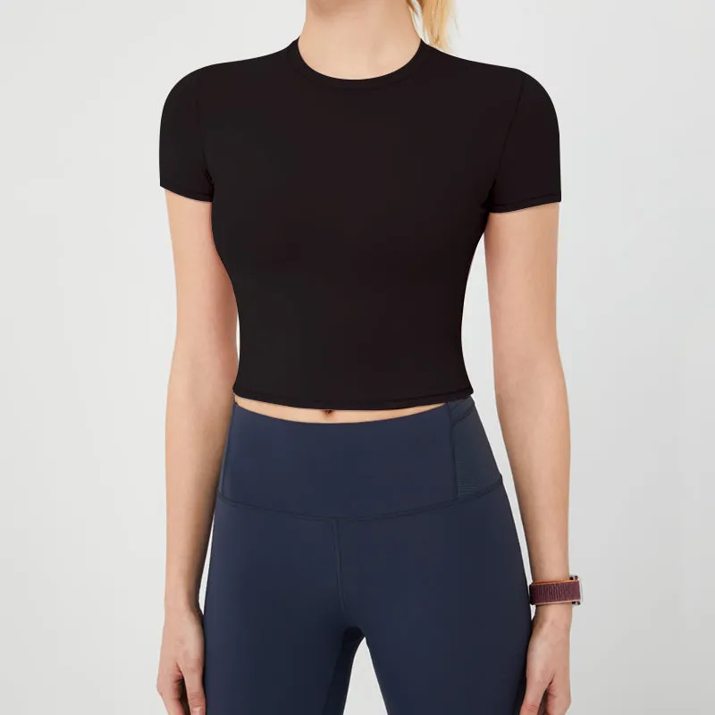 Workout Tops, Short Sleeve, Seamless Shirts for Women